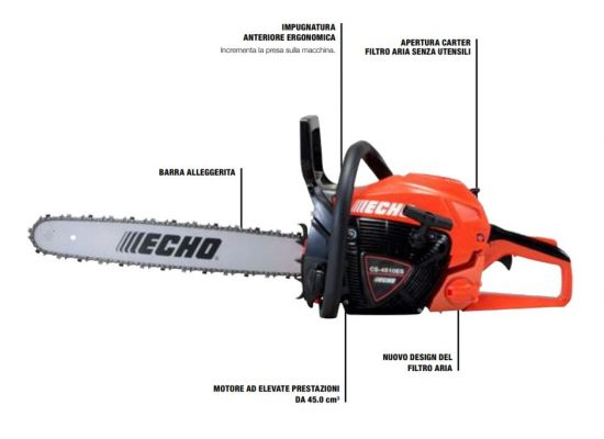 echo cs4510es caratteristiche tecniche
