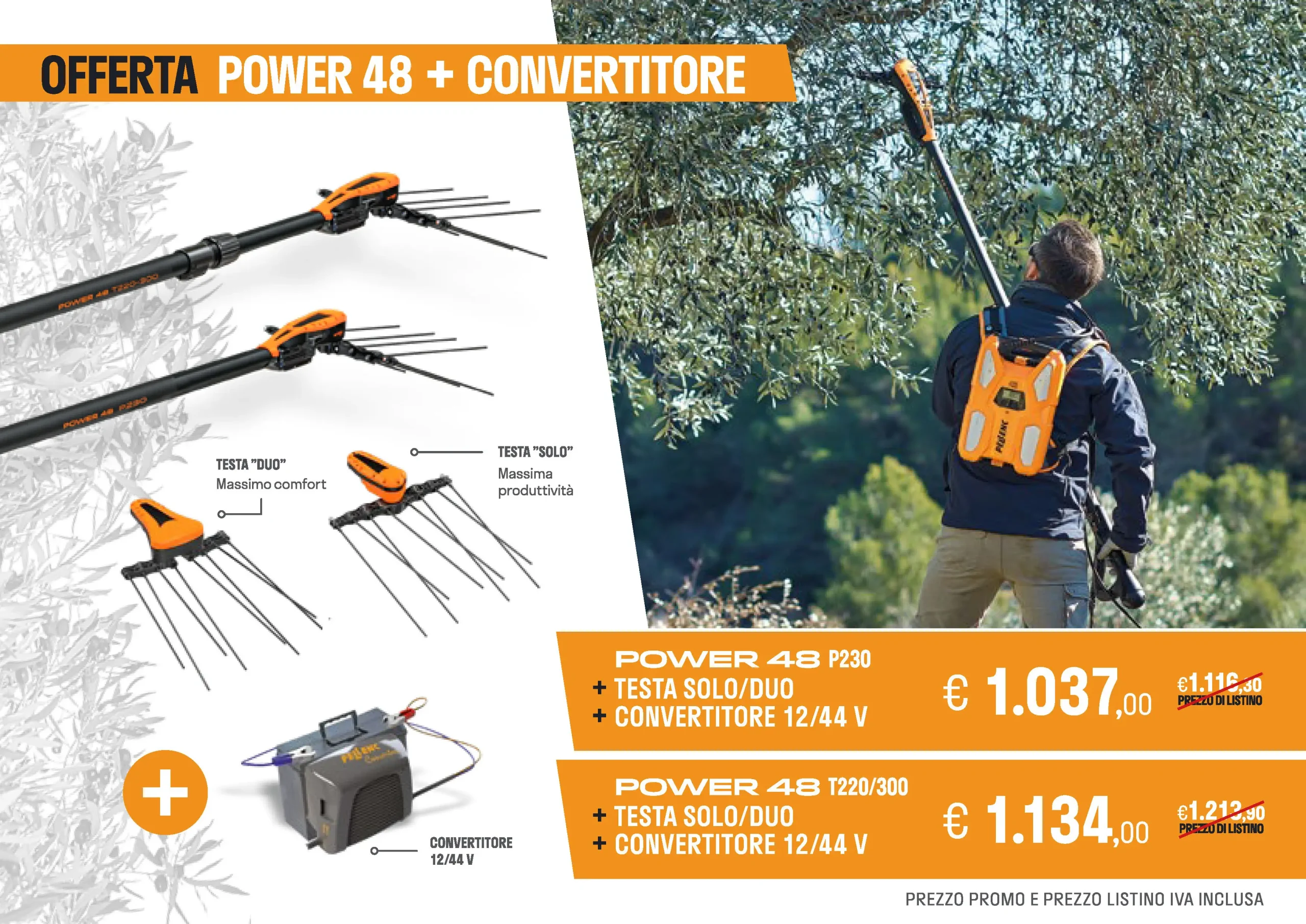 promo raccolta Power 48 + converitore