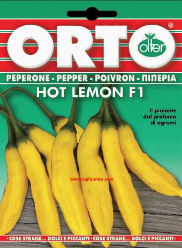 Olter Semi Peperoncino Hot Lemon F1 semi ibridi peperoncino