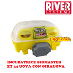 Incubatrice digitale Biomaster automatica ET 24 uova River Systems