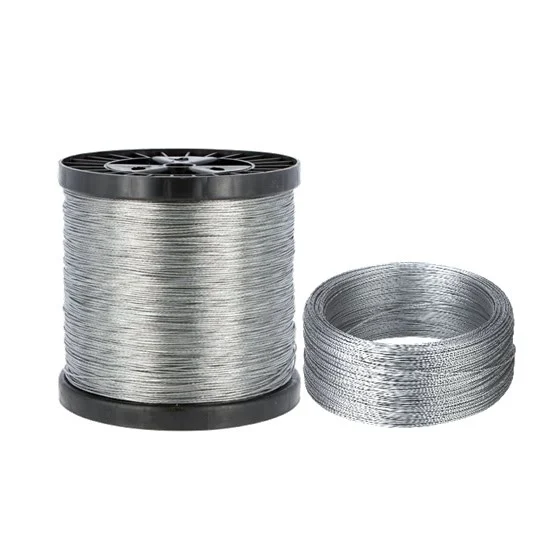 Filo recinto elettrico zincato intrecciato 1,5 mm